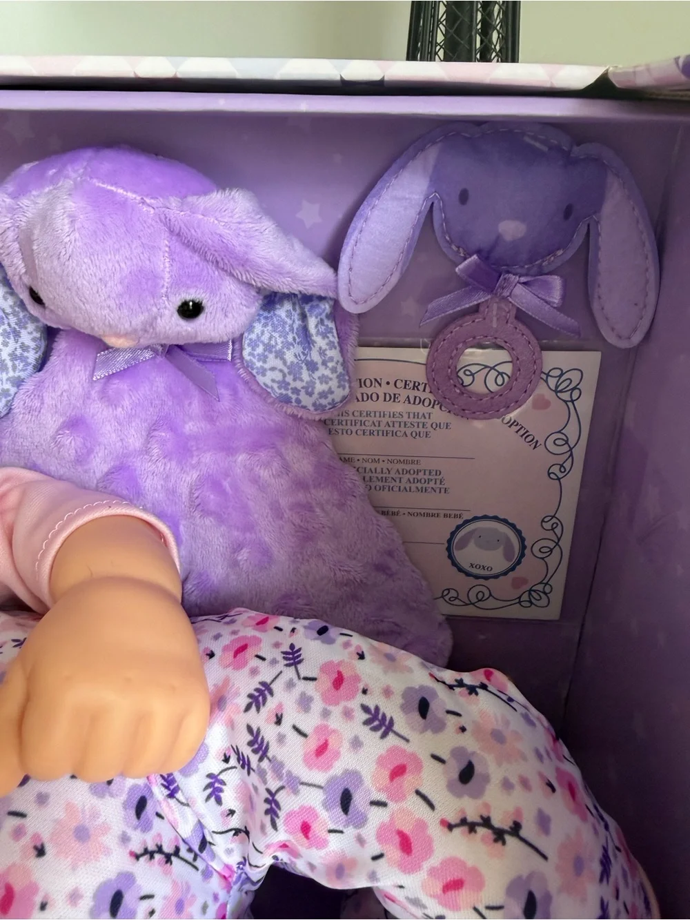 My Loveable Baby Doll - Purple & Pink Outfit